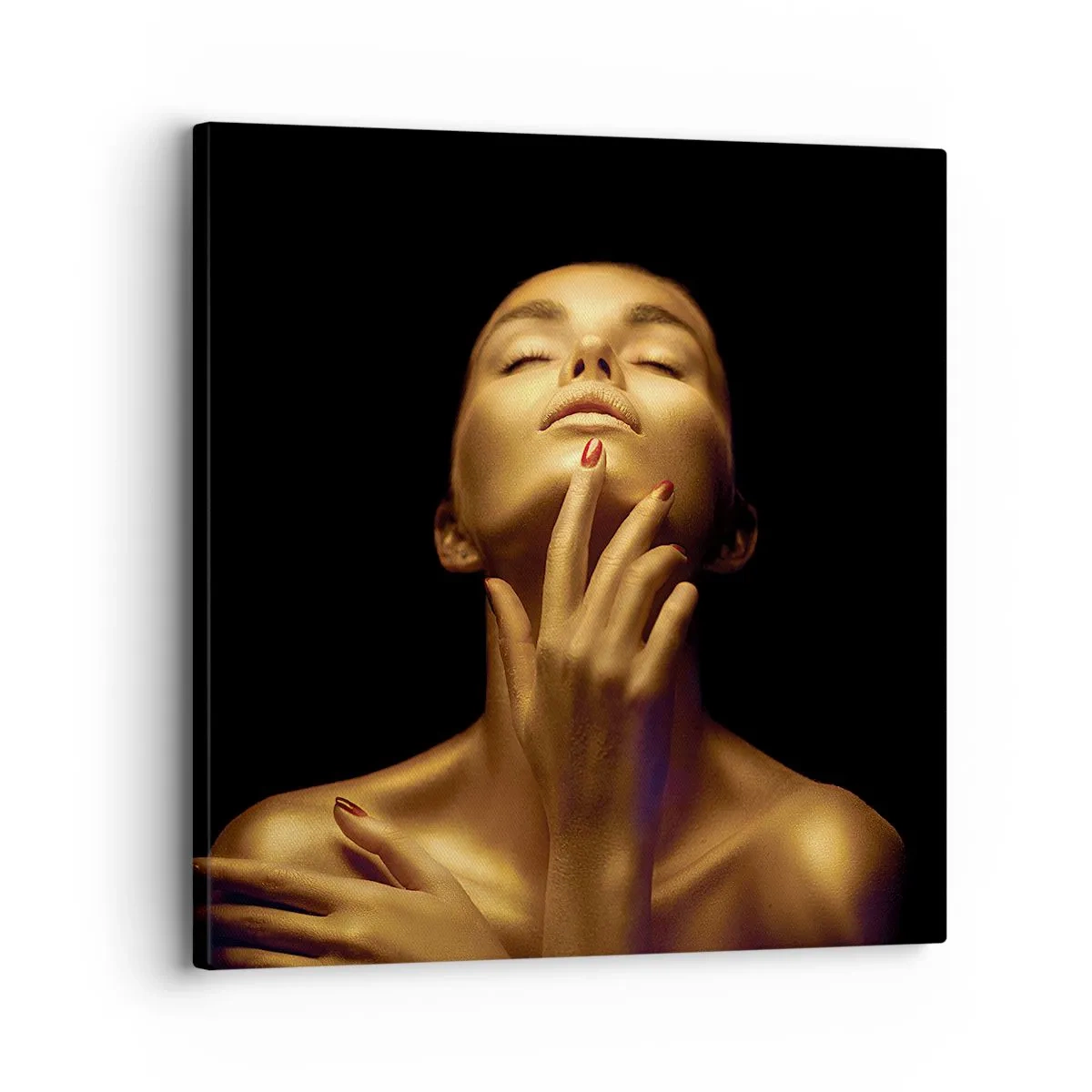 Tablou pe pânză - Ca mătasea aurie - 30x30 cm