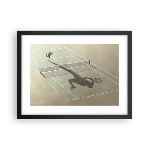Poster în ramă neagră - Învinge-te pe tine însuți - 40x30 cm