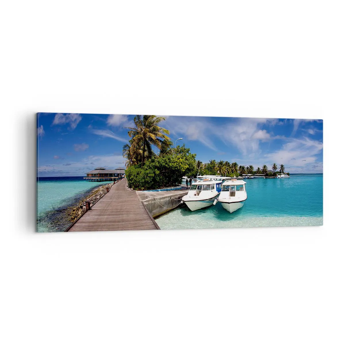 Tablou pe pânză - Și totuși paradisul există - 140x50 cm