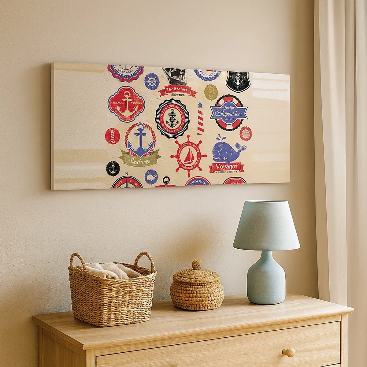 Tablou pe pânză - Frăția navigării - 30x30 cm