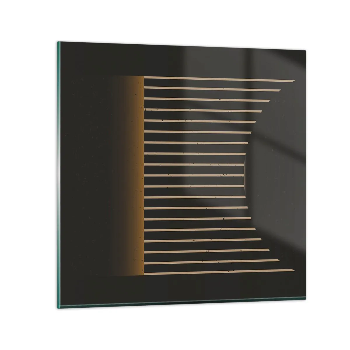 Tablou pe sticlă - Explorați întunericul - 30x30 cm