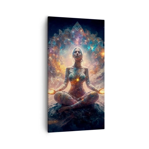 Tablou pe pânză - Flux de energie bună - 55x100 cm