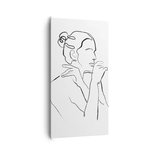 Tablou pe pânză - Actul: un mister senzual - 65x120 cm