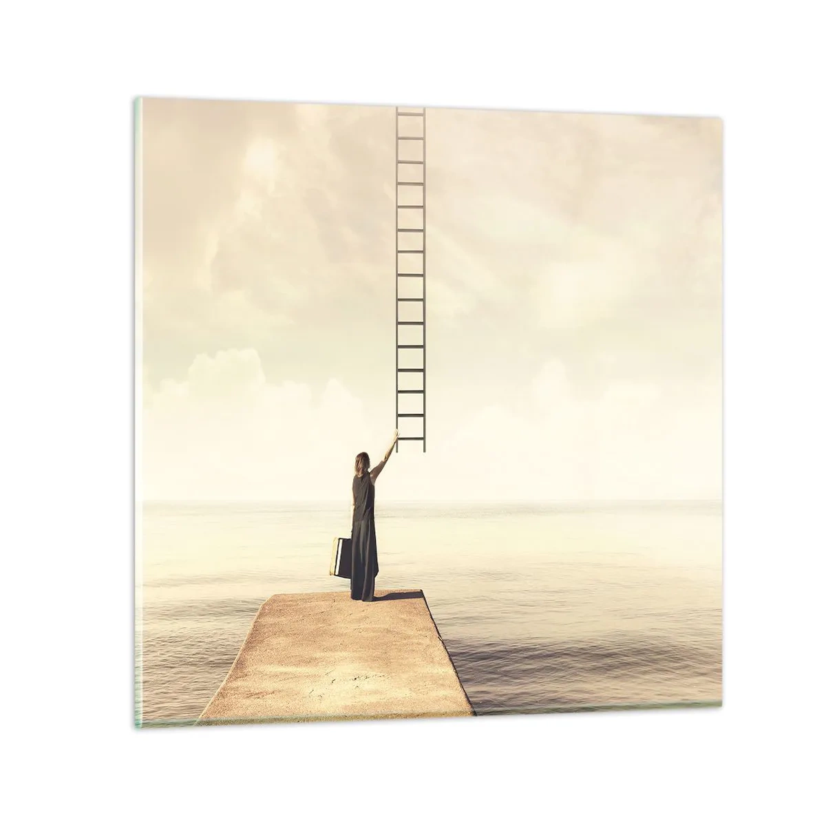 Tablou pe sticlă - O călătorie conceptuală - 60x60 cm