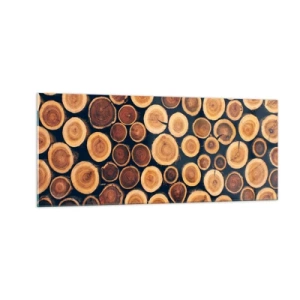 Tablou pe sticlă - Cât de bătrân sunt? - 100x40 cm