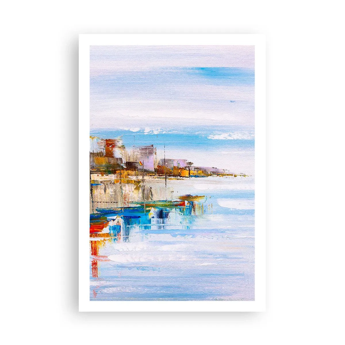 Poster - Port urban multicolor - 61x91 cm