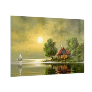 Tablou pe sticlă - Frumos, ca dintr-o imagine - 100x70 cm
