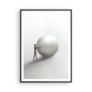 Poster în ramă neagră - Jocul vieții - 70x100 cm