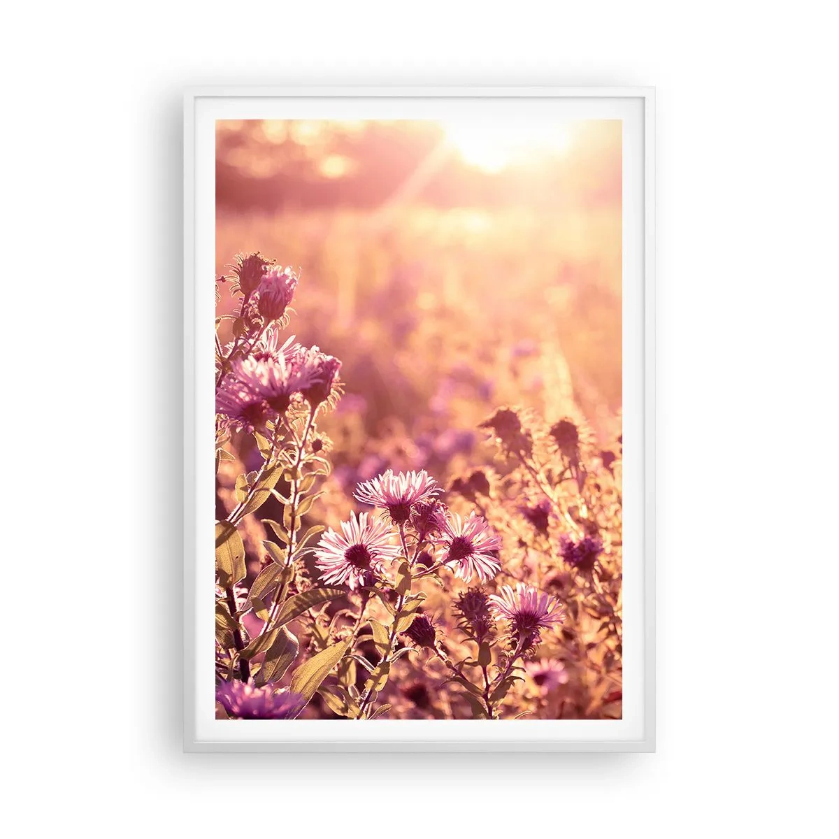 Poster în ramă albă - Înainte ca vara să plece - 70x100 cm