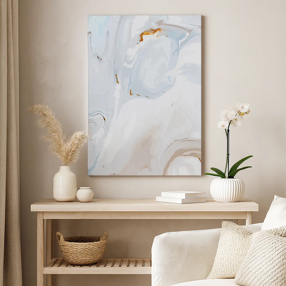 Tablou pe pânză - Albul ridicat - 50x70 cm