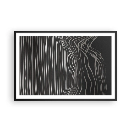 Poster în ramă neagră - Ritm și accent - 91x61 cm