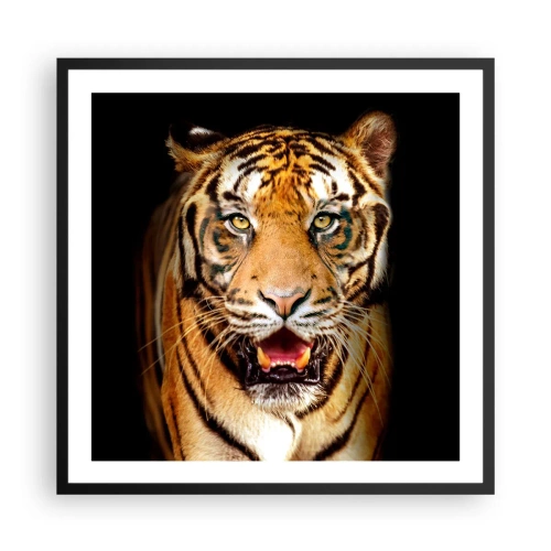 Poster în ramă neagră - Sălbăticia inimii - 60x60 cm