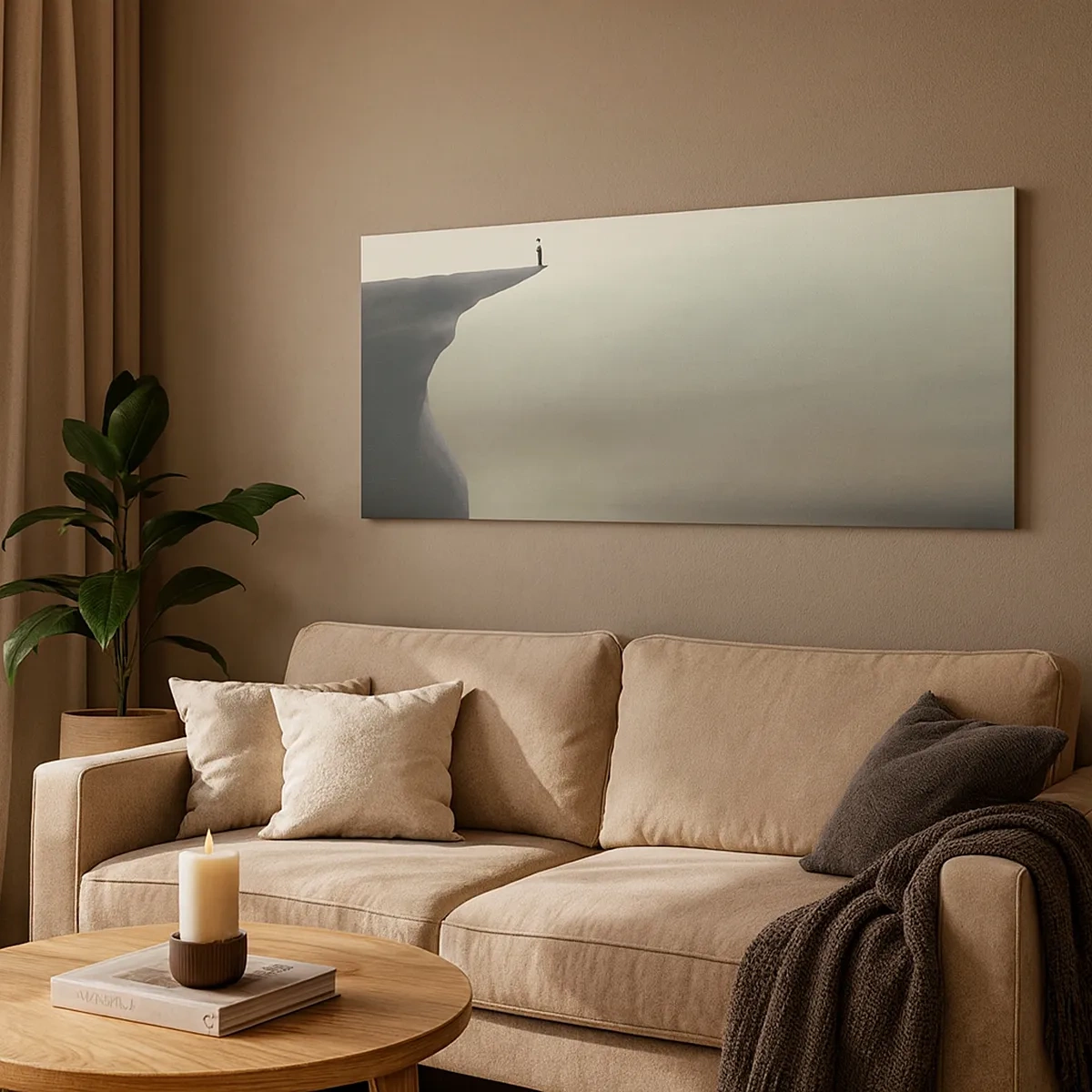 Tablou pe pânză - În sus, bineînțeles! - 30x30 cm