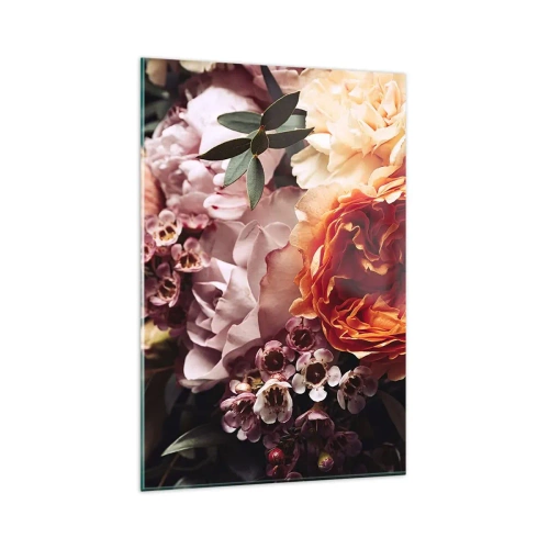 Tablou pe sticlă - Înghesuite în frumusețe - 80x120 cm