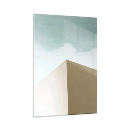 Tablou pe sticlă - Geometria unei veri însorite - 80x120 cm