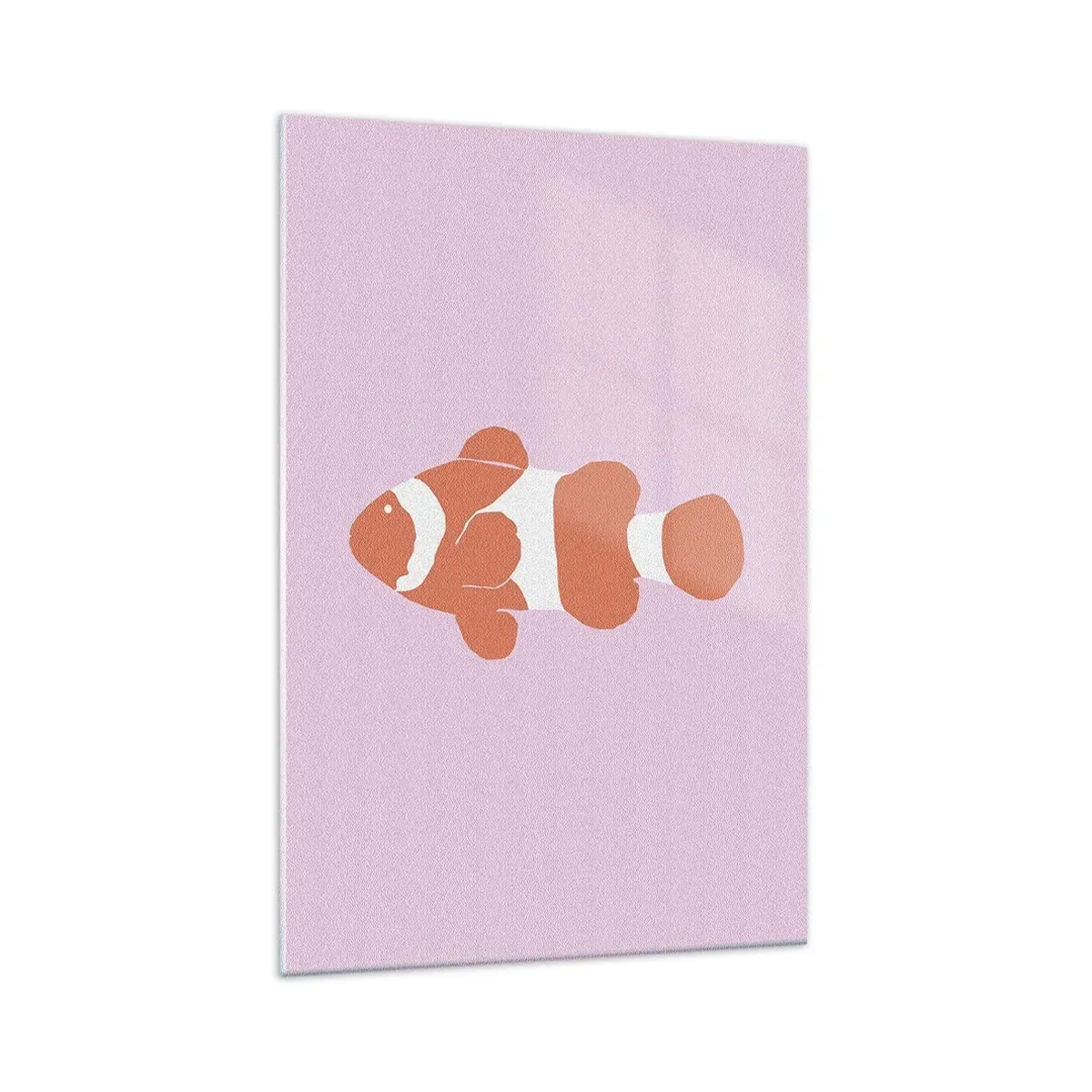 Tablou pe sticlă - Coralul îi vine bine - 70x100 cm