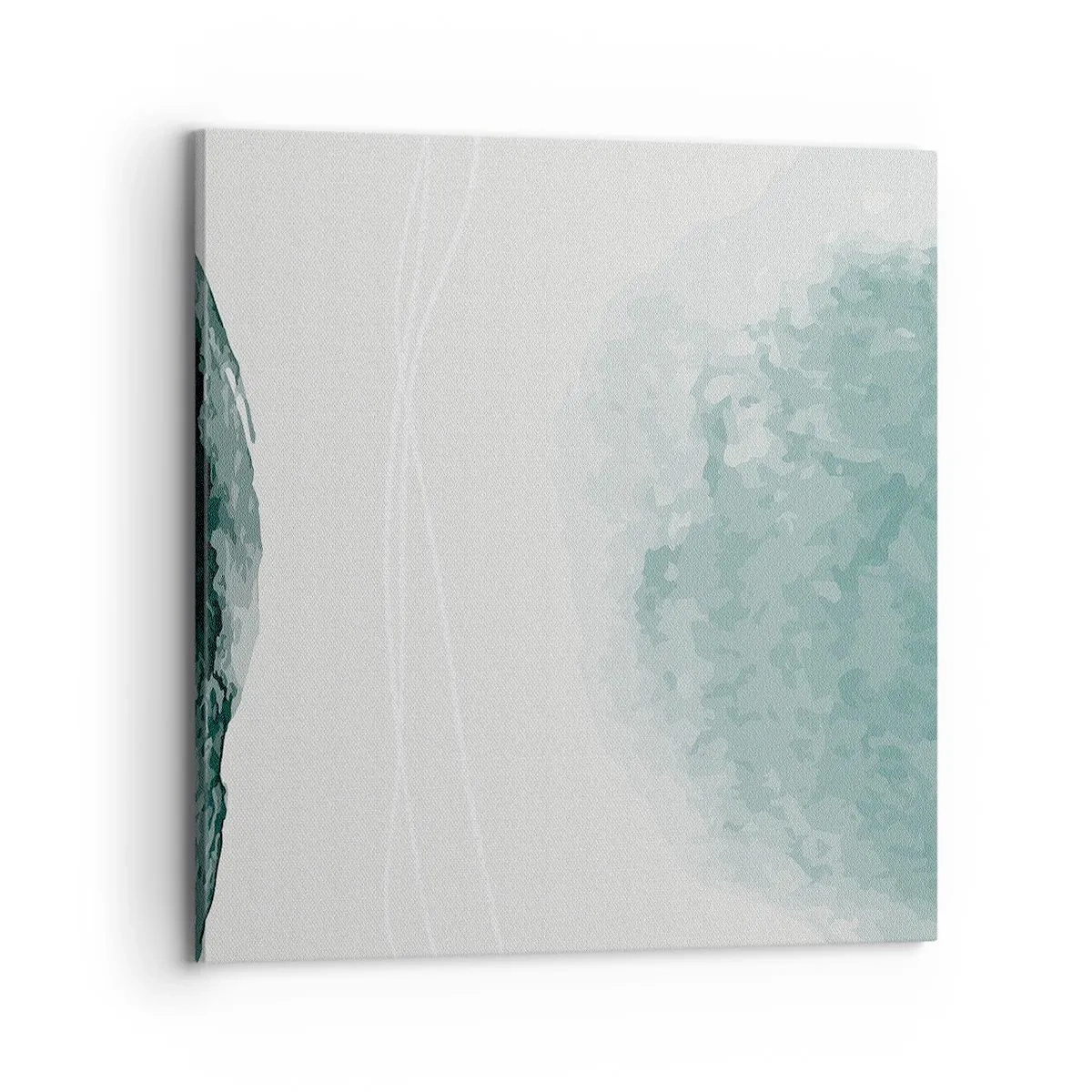 Tablou pe pânză - Întâlnire cu ceața - 70x70 cm