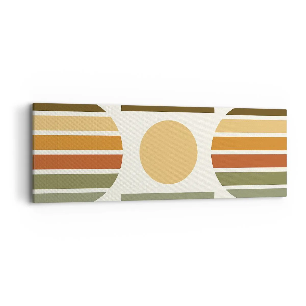 Tablou pe pânză - În culorile pământului - 90x30 cm