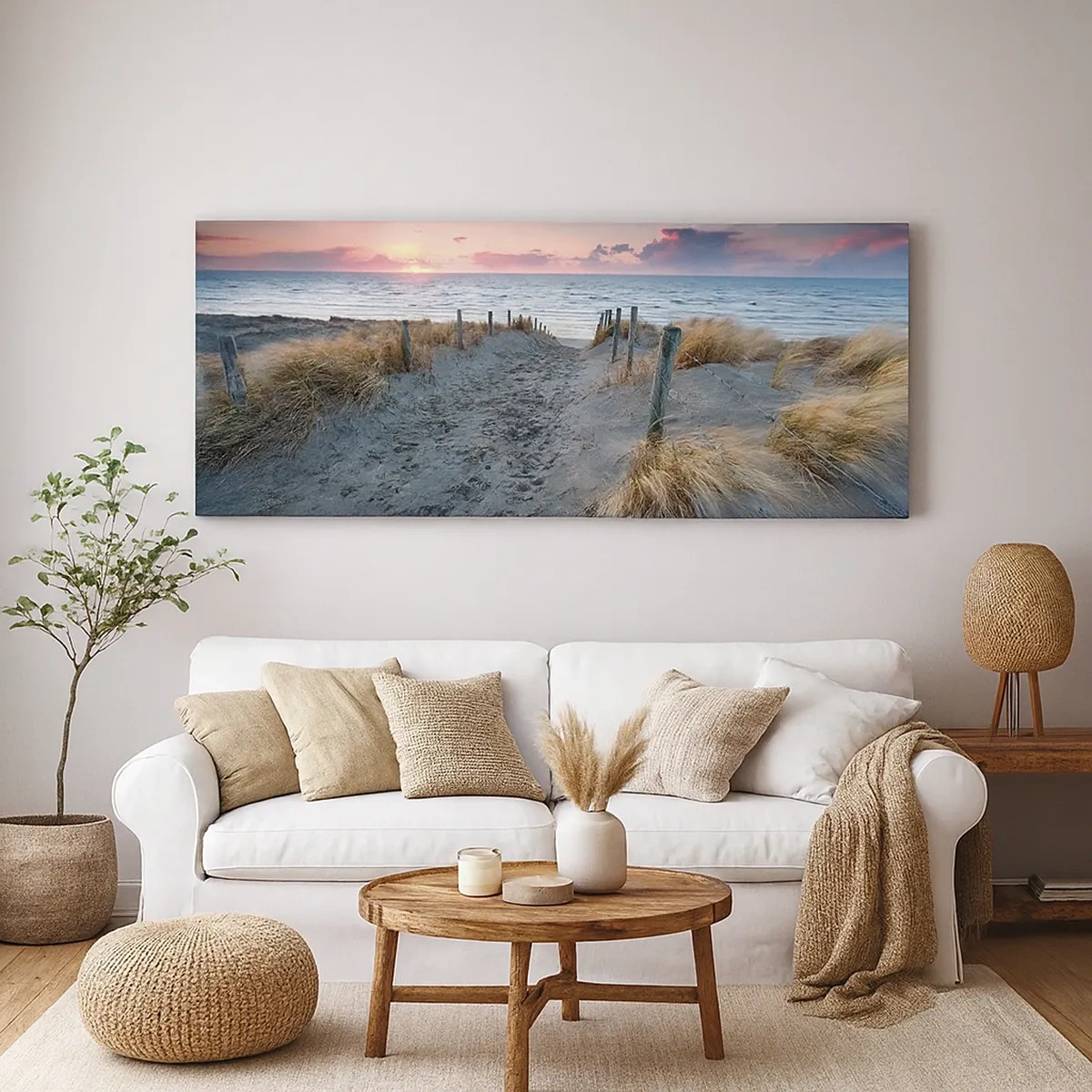 Tablou pe pânză - Ai revărsat un curcubeu cu splendoare radiantă... - 30x30 cm