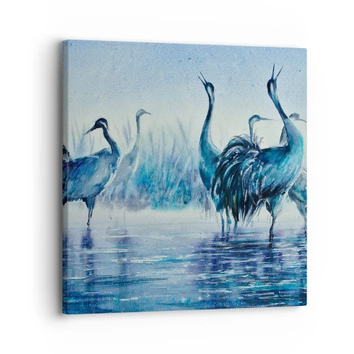 Tablou pe pânză - Întâlnirea de dimineață - 30x30 cm