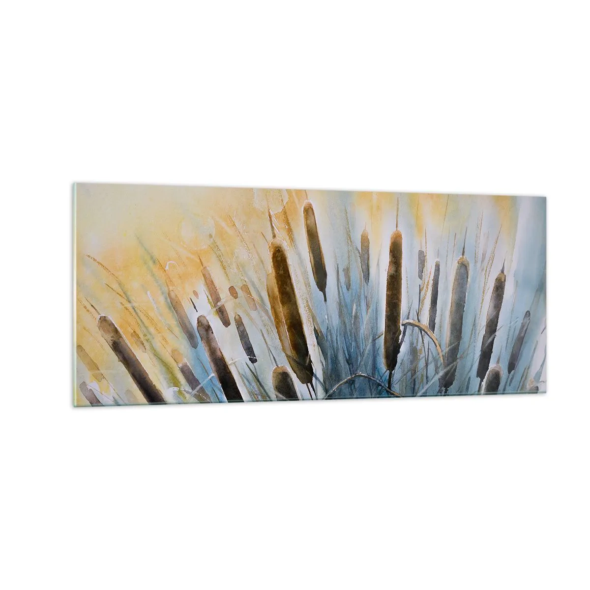Tablou pe sticlă - Răcoarea apei, căldura soarelui - 100x40 cm