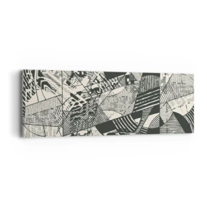 Tablou pe pânză - Dinamica de astăzi - 90x30 cm