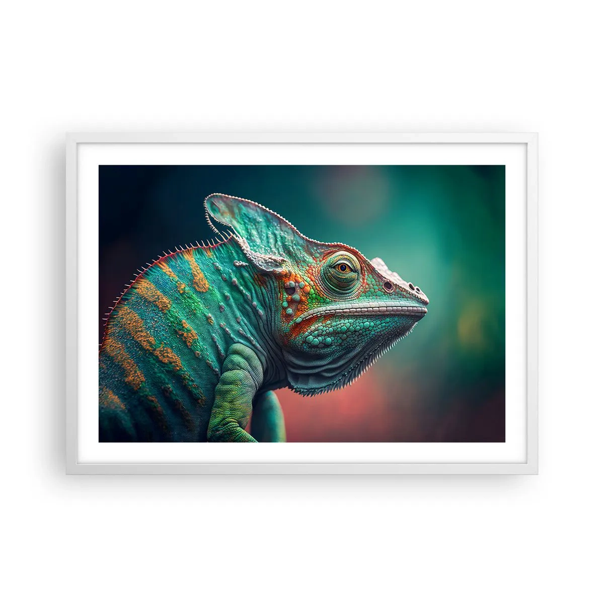 Poster în ramă albă - Mă poți vedea? Nu e bine... - 70x50 cm