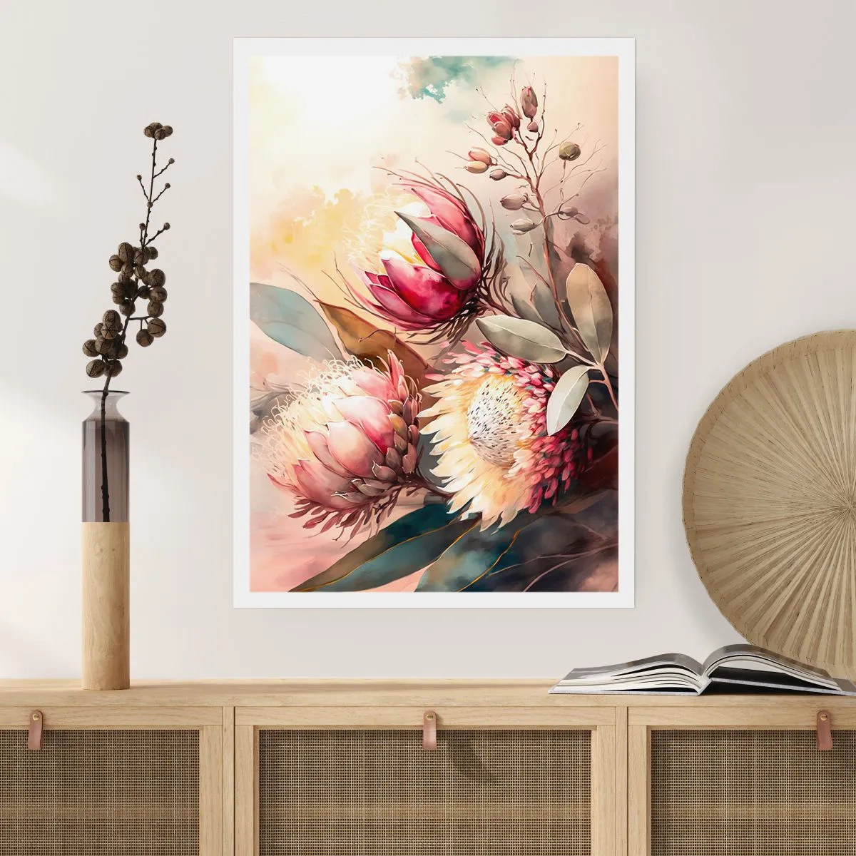 Poster - Profil și en face - 40x50 cm