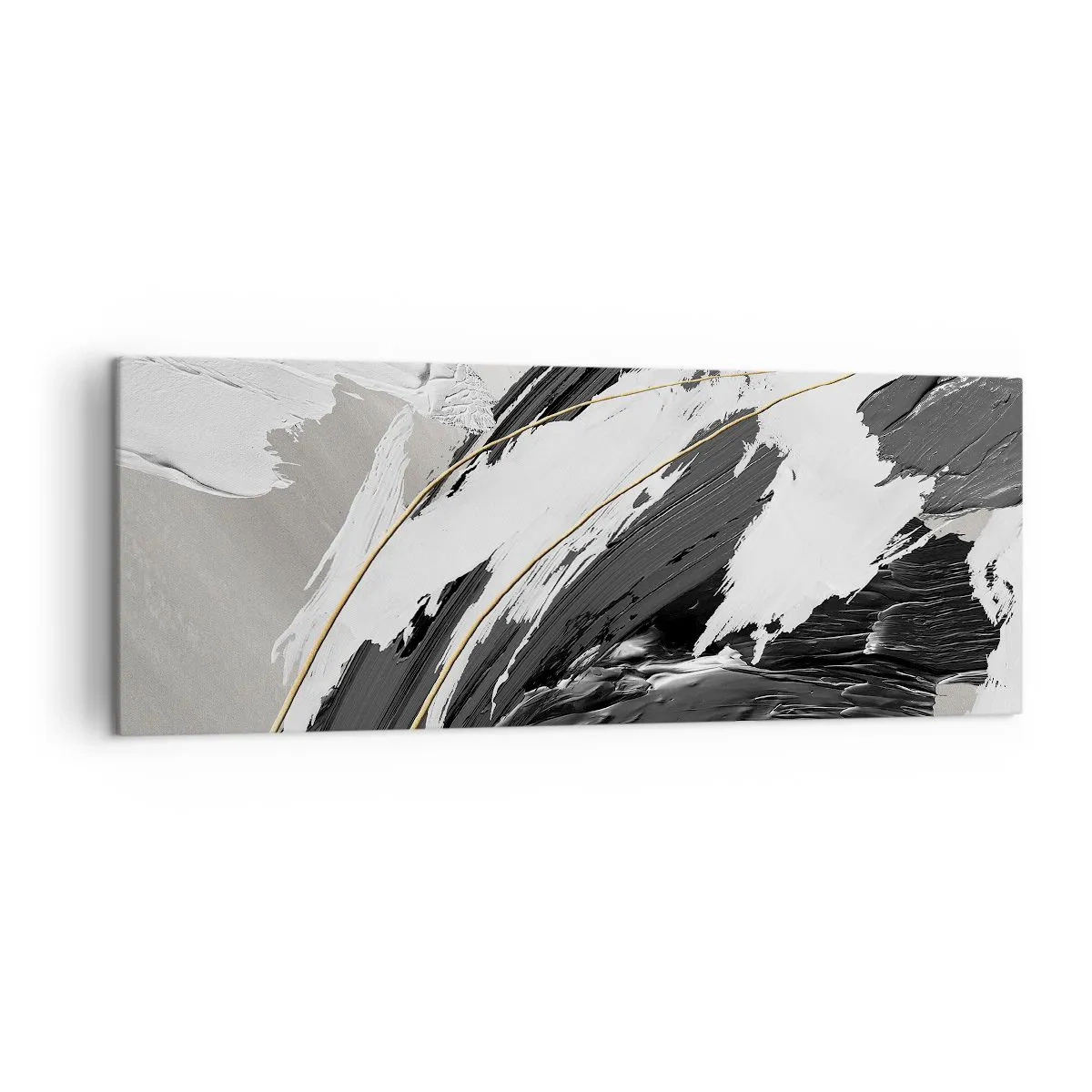 Tablou pe pânză - Abstracție cu fler - 140x50 cm