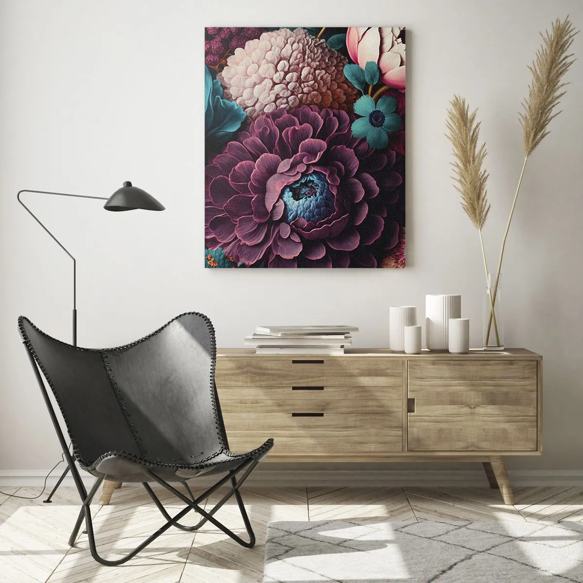 Tablou pe sticlă - Natura în abundență - 50x70 cm