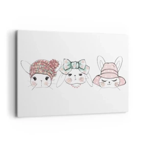 Tablou pe pânză - Gânditoare, tristă, mulțumită - 100x70 cm