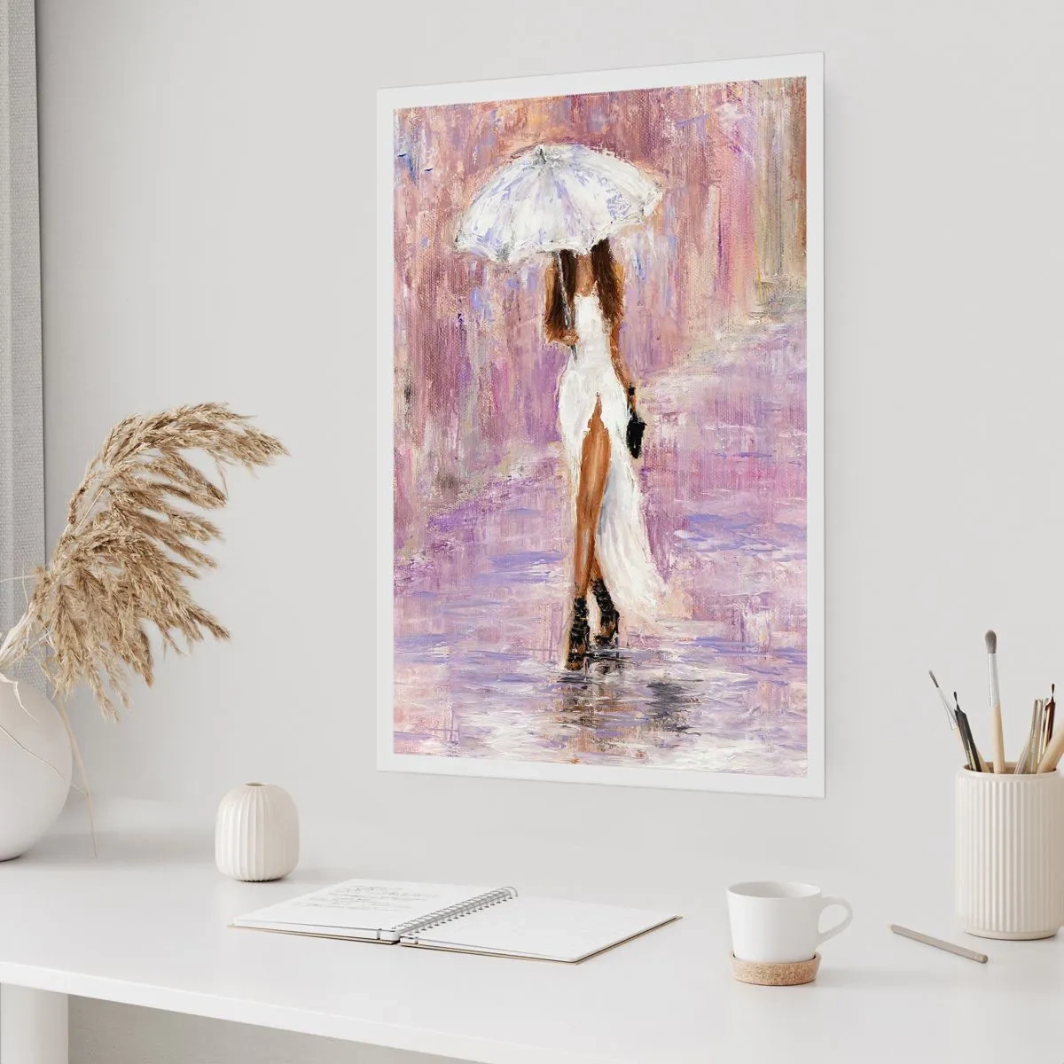 Poster - În ploaia de liliac - 70x100 cm
