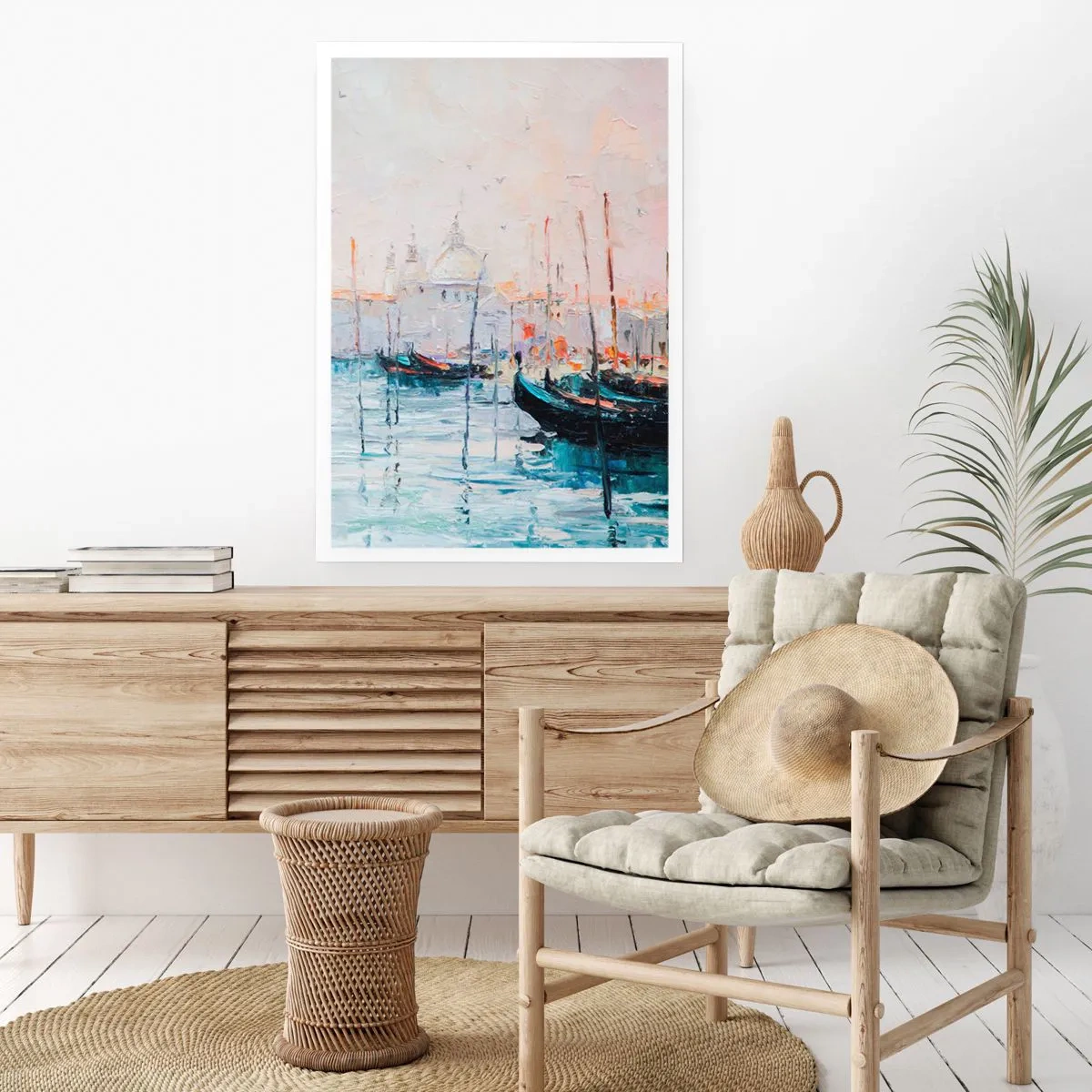 Poster - În spatele apei, în spatele ceții - 50x70 cm