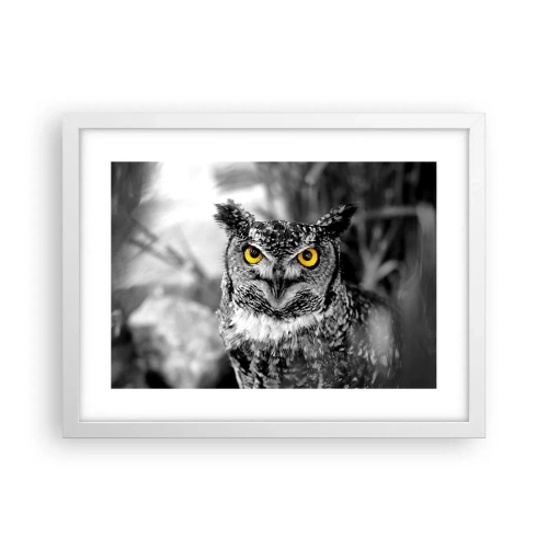 Poster în ramă albă - Nimic nu poate fi ascuns - 40x30 cm