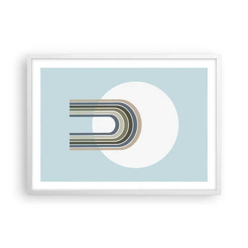 Poster în ramă albă - Atracție irezistibilă - 70x50 cm