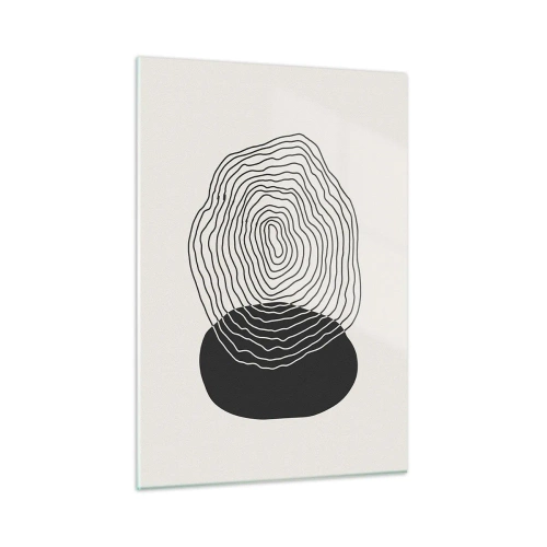 Tablou pe sticlă - Persistență și vibrațiile - 50x70 cm