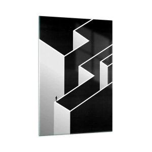 Tablou pe sticlă - Singurătate la vârf - 70x100 cm