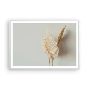 Poster în ramă albă - Când este nevoie de ușurare - 100x70 cm