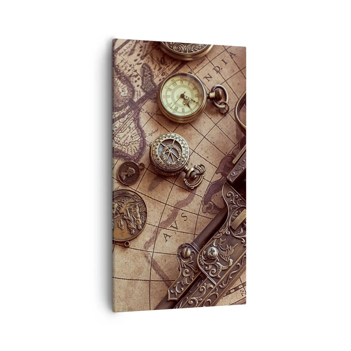 Tablou pe pânză - Sugestii de aventură - 55x100 cm