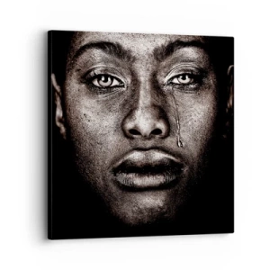 Tablou pe pânză - O singură lacrimă - 30x30 cm