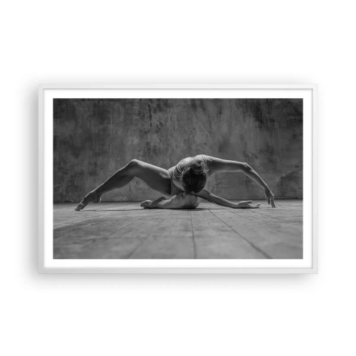 Poster în ramă albă - Simetria găsită - 91x61 cm