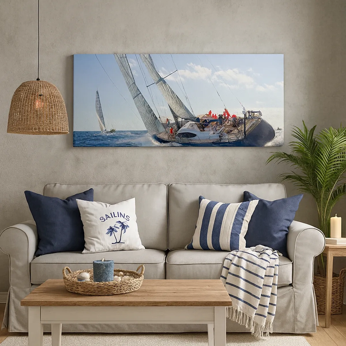 Tablou pe pânză - Să câștige cel mai bun - 30x30 cm