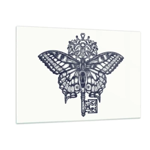 Tablou pe sticlă - Toate secretele inimii - 120x80 cm