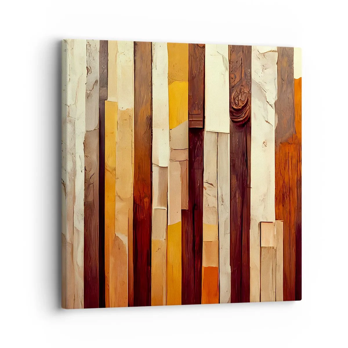 Tablou pe pânză - Imnul copacilor din pădure - 30x30 cm