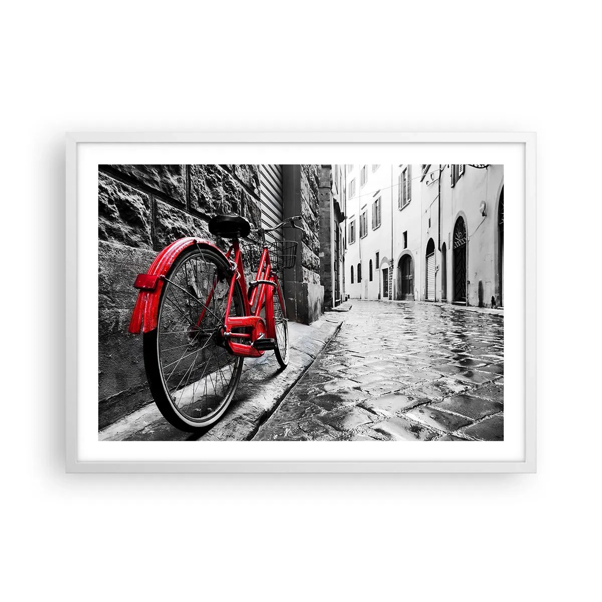 Poster în ramă albă - Adevărata frumusețe nu îmbătrânește - 70x50 cm
