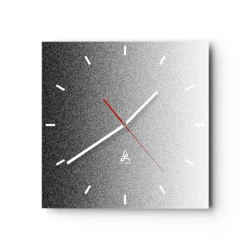 Ceas de perete - Ceas pe sticlă - Spre lumină - 30x30 cm