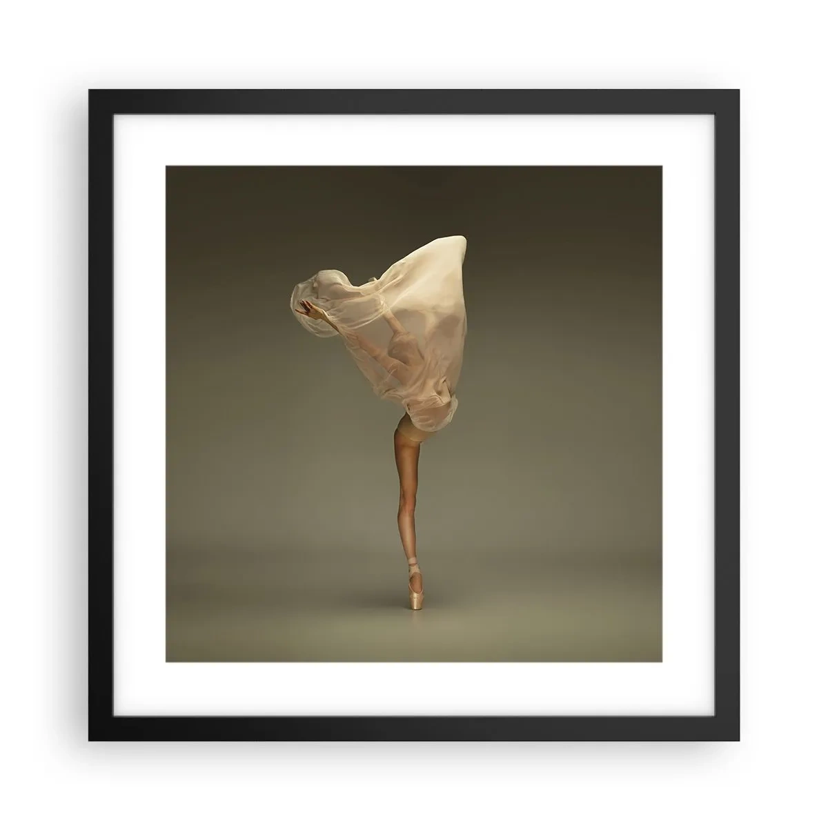 Poster în ramă neagră - Pe cale să zboare - 40x40 cm