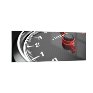 Tablou pe sticlă - Bag-o în viteză! - 140x50 cm