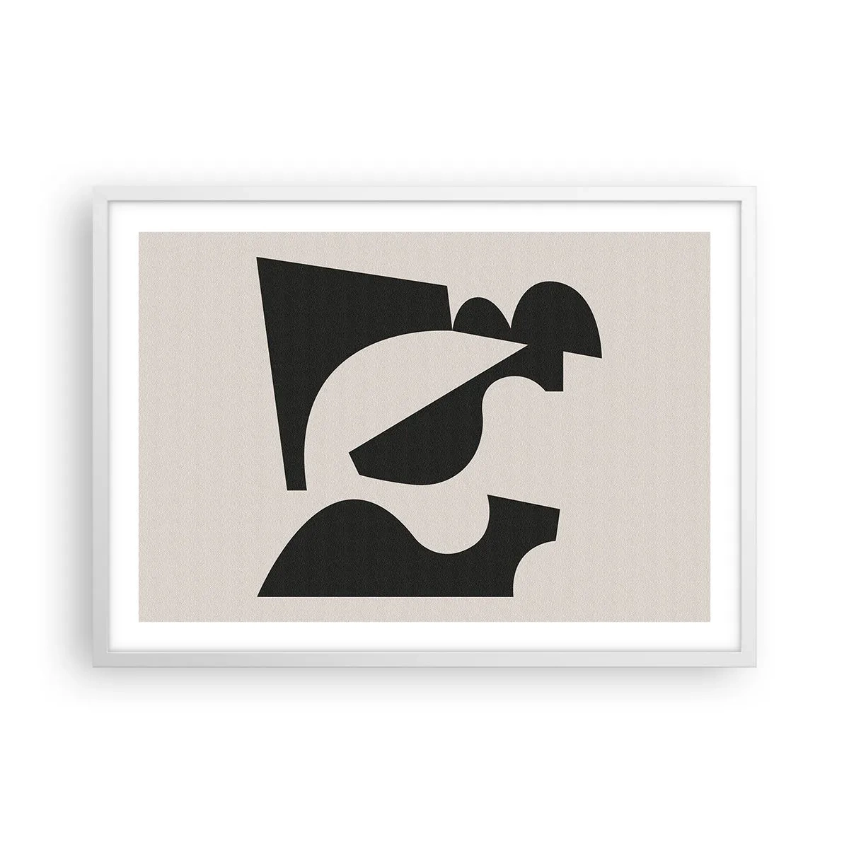 Poster în ramă albă - Pentru autoasamblare - 70x50 cm