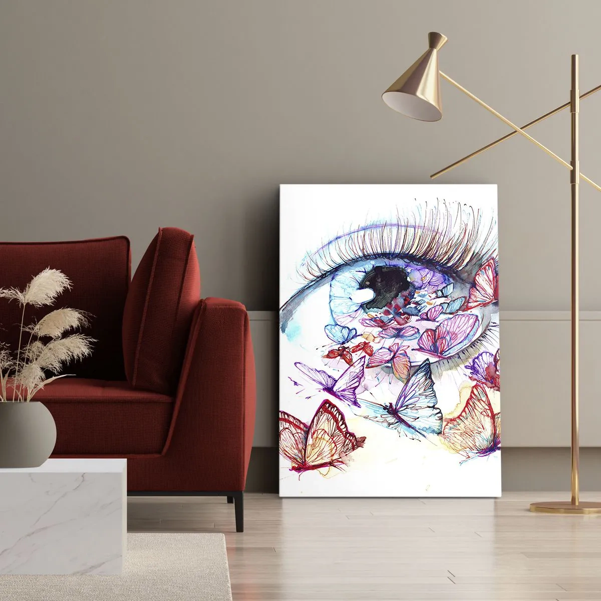 Tablou pe pânză - Ochi de basm - 45x80 cm